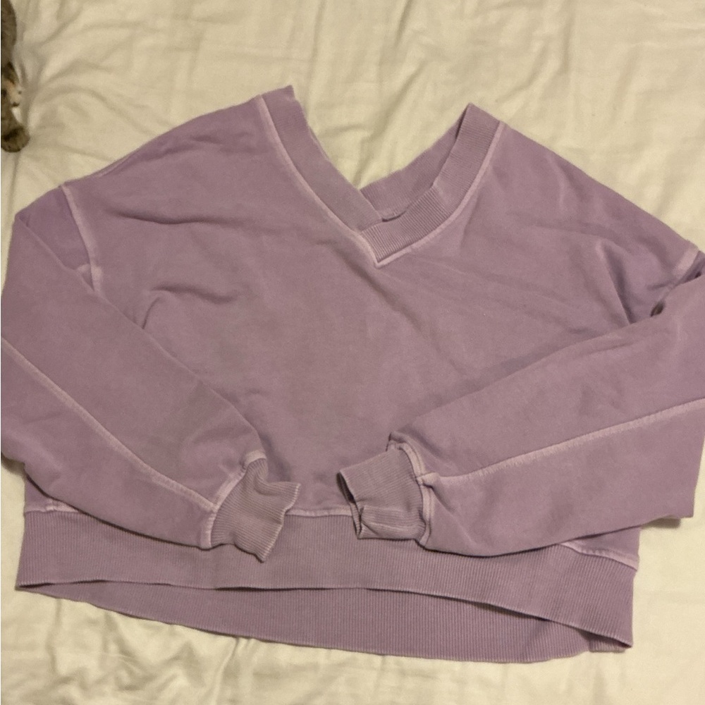 Aerie Lilac V-Neck Women's Sweater